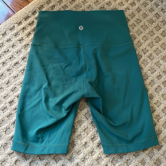 Lululemon Wunder Train High Rise Short 8" Teal Lagoon 4 - Picture 9 of 12